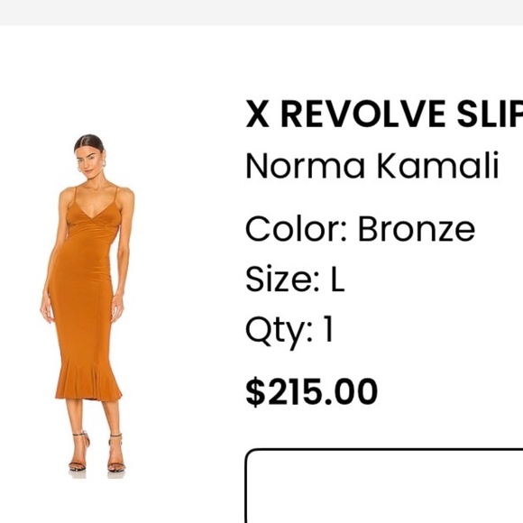 Norma Kamali Slip Dress - Picture 1 of 1